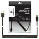 CC-USB2C-AMCM-0.6M Gembird Spiralni USB 2.0 AM na USB-C kabl, 0.6m, crni