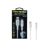 Max Mobile Kabl za brzo punjenje Kevlar Type-C - Beli