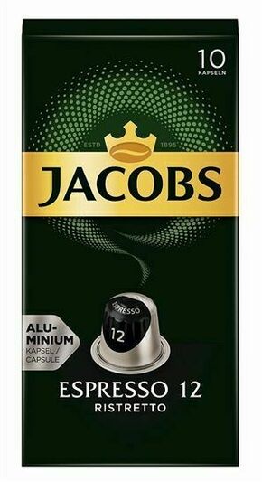 Jacobs kapsule Nespresso kompatibilne Espresso Ristretto 12