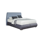 Napoli krevet sa spremnikom 144x223x124 cm sivi