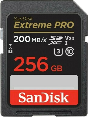 SanDisk SDXC 256GB Extreme Pro 200MB/s V30 UHS-I Class10 U3 V30