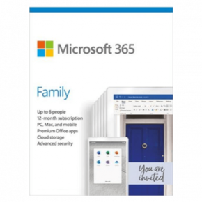 MICROSOFT Office 365 Family 32bit/64bit 6GQ-01561