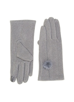 Tvorničke antracitne ženske rukavice B-123