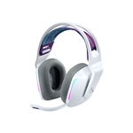 Logitech G733 Lightspeed White gaming slušalice, 3.5 mm/USB/bežične, bela/plava, 26dB/mW/87dB/mW, mikrofon