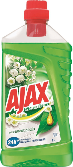 Ajax tečnost za podove Floral Fiesta Spring Flowers (zeleni) 1000 ml
