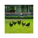 Aberto Design Dekorativni detalj za dvorište set Chickens