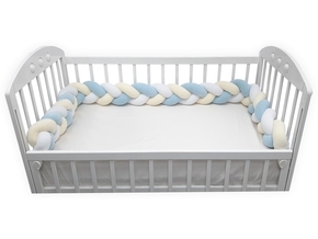 Baby Textil Šarena pletenica za krevetac i dečiji krevet 3100569