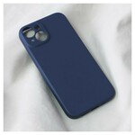 Maskica Teracell Soft Velvet za iPhone 14 6 1 tamno plava