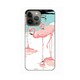 Maskica Silikonska Print za iPhone 13 Pro Max 6 7 Pink Flamingos