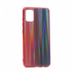 Torbica Carbon glass za Samsung A515F Galaxy A51 crvena