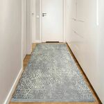 Conceptum Hypnose Notta 1108 GreyCream Hall Carpet (80 x 350)