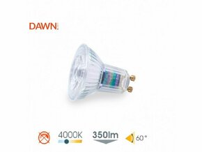 DAWN LED Sijalica GU10 4.3W 4000K PAR16 50 350lm 60° IP20