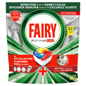 Fairy All in One Platinum Plus Anti-Dull kapsule za mašinsko pranje posuđa 82kom