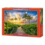 Puzzle 3000 delova c-300617-2 colorful sunrise in miami castorland