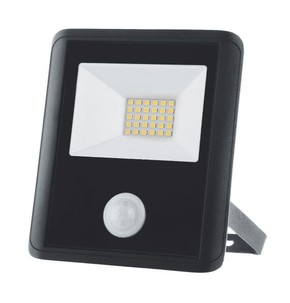 Reflektor LED SMD 20W crni sa fiksnim senzorom