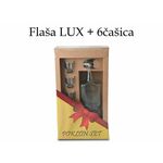 Poklon set flaša Lux + 6 čašica 630502