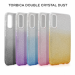 Torbica Double Crystal Dust za Huawei P40 Pro crno srebrna