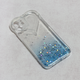 Torbica Heart Glitter za iPhone 12 6.1 plava
