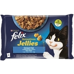 Felix Hrana za mačke Sensation Žele Losos i Pastrmka 4x85gr