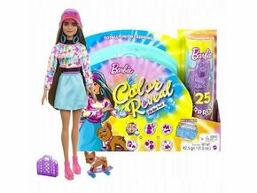 MATTEL Barbie lutka Color Reveal Neon Fashions HCD28