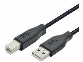 E-GREEN Kabl USB A - USB B M/M 3m crni
