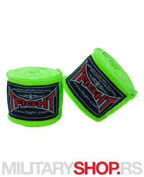 Bandažeri elastični 4.5m neon zeleni T-Fight