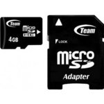 TeamGroup MICRO SDHC 4GB CLASS 10+SD Adapter TUSDH4GCL1003