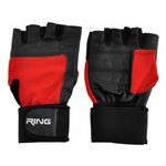 Ring rukavice za fitness, crvena, XXL