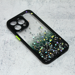 Torbica Frame Glitter za iPhone 13 Pro 6.1 crna