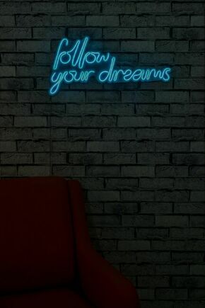 WALLXPERT Follow Your Dreams Blue