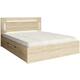 Fino 50 krevet bez podnice 185,5x204,5x100 cm natur (sonoma hrast)
