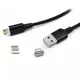 USB Kabl Tip A - Iphone/Tip C/Micro magnetni 1m Kettz M3A-K010