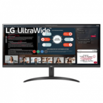 LG UltraWide 34WP500-B monitor, IPS, 34", 16:9/21:9, 2560x1080/2560x1440, 75Hz, HDMI
