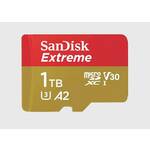 SanDisk SDXC 1TB Extreme micro 190MB/s UHS-I Class10 U3 V30+Adapter