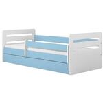Tomi decji krevet sa podnicom 90x144x65 cm belo/plavi