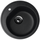 ULGRAN Granitna sudopera sa sifonom U-101 308 crna okrugla