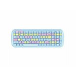 Mofii Wl Retro tastatura, plava/roza
