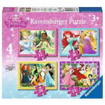 Ravensburger puzzle (slagalice) - Diznijeve princeze, 4 u 1 RA07397