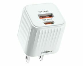 REMAX Strujni Fast punjač 1xUSB3.0+1 xTIP C 20W RP-U2