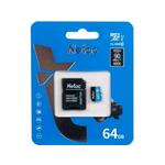 Netac P500 Standard NT02P500STN-064G-R, microSDXC 64GB memorijska kartica