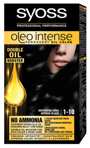 SYOSS OLEO INTENSE boja za kosu 1-10 Intense Black
