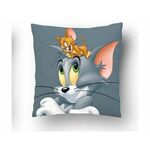 Stefan Ukrasni jastuk Tom And Jerry sivi