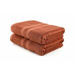 Ayliz - Dark Brown Dark Brown Hand Towel Set (2 Pieces)