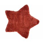 Tepih Shaggy Enjoy oblik zvijezda 80x80cm crveni