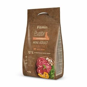 Fitmin Dog Purity Grain Free Adult Mini Govedina