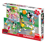 Dino Puzzle Miki and Mini sportisti 3x55kom