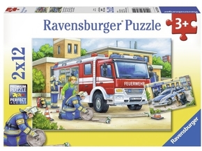 Ravensburger puzzle (slagalice) - Policija i vatrogasci RA07574