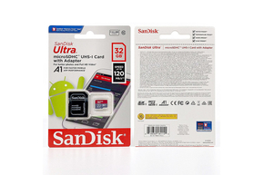 MICRO SD 32GB SanDisk Ultra + adapter SDSQUA4-032G-GN6MA