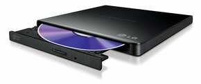 LG External Slim Portable DVD Writer (Black) - GP57EB40