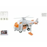 Helikopter spasilački narandžasti sa zvukom i svetlom WY760E